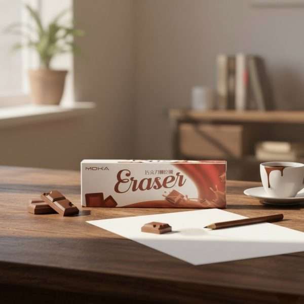 Chocolate Bar Eraser - Fun & Realistic Tool