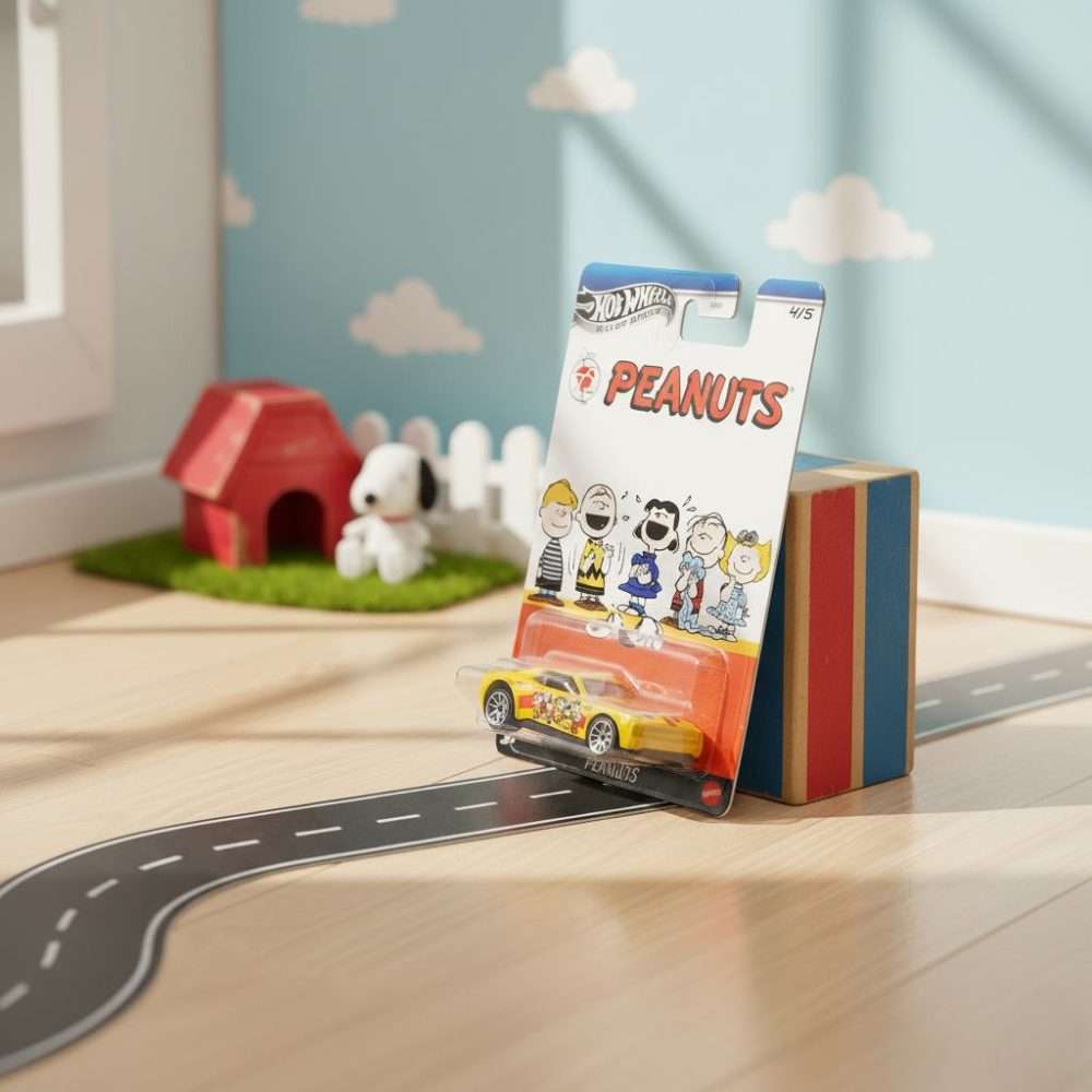 Hot Wheels Peanuts 75th Anniversary Die-Cast Car - Image 2