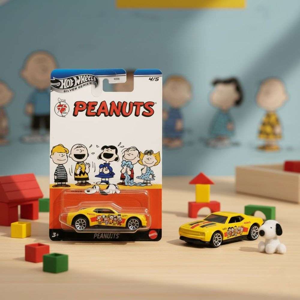 Hot Wheels Peanuts 75th Anniversary Die-Cast Car