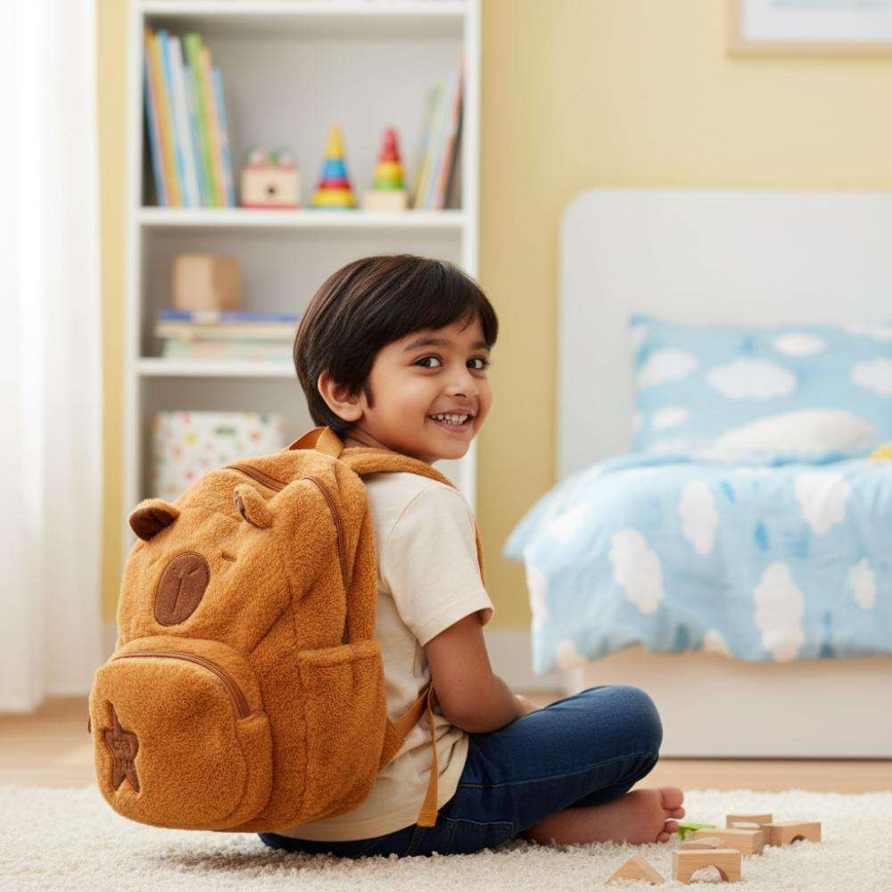 Kids Teddy Bear Style Backpack - Image 2