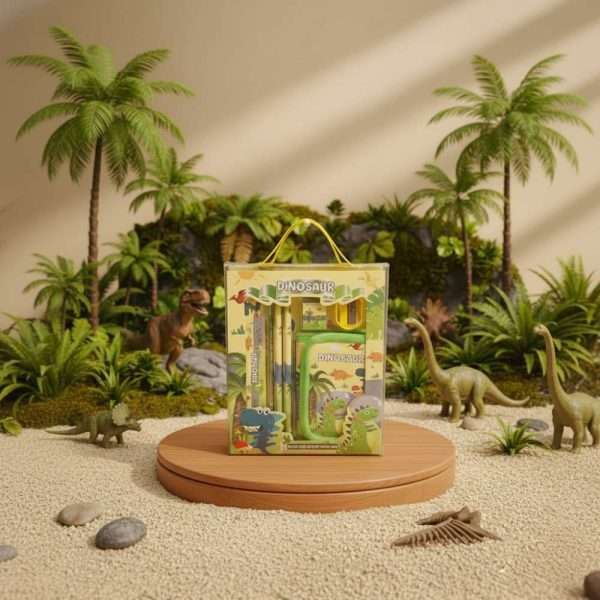 Dinosaur Theme Kids Stationery Gift Set of 4