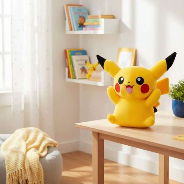 Pikachu Cute Yellow Stuffed Toy for Kids