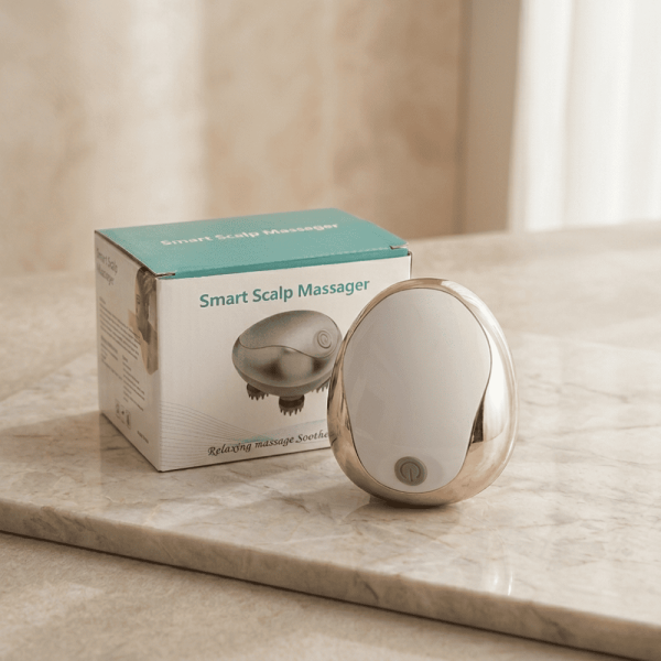 Portable Electric Scalp Massage Device - Pink