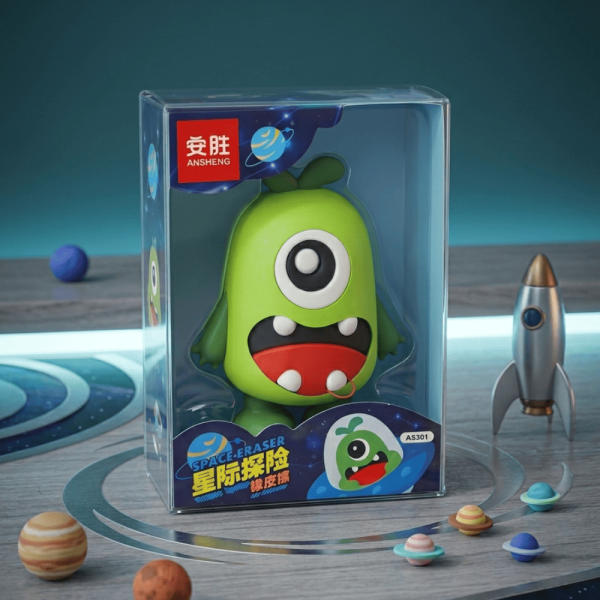Alien Explorer: Fun Space-Themed Eraser