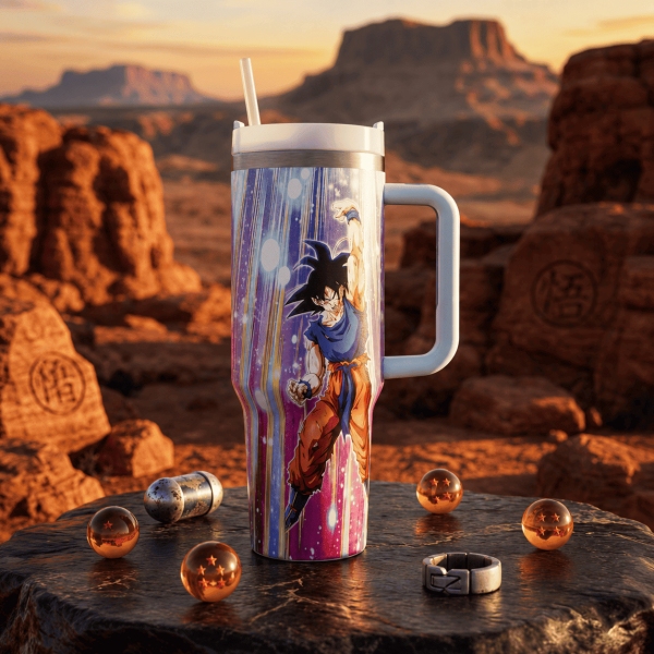 Goku Power Surge Premium Stainless Steel Travel Tumbler