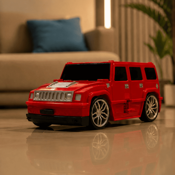 Kids Car-Shaped Ride-On Travel Suitcase