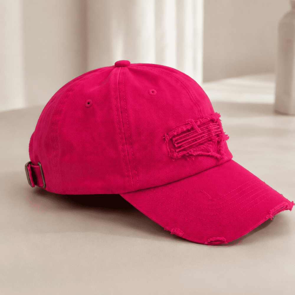 Premium Hot Pink Cap - Image 2