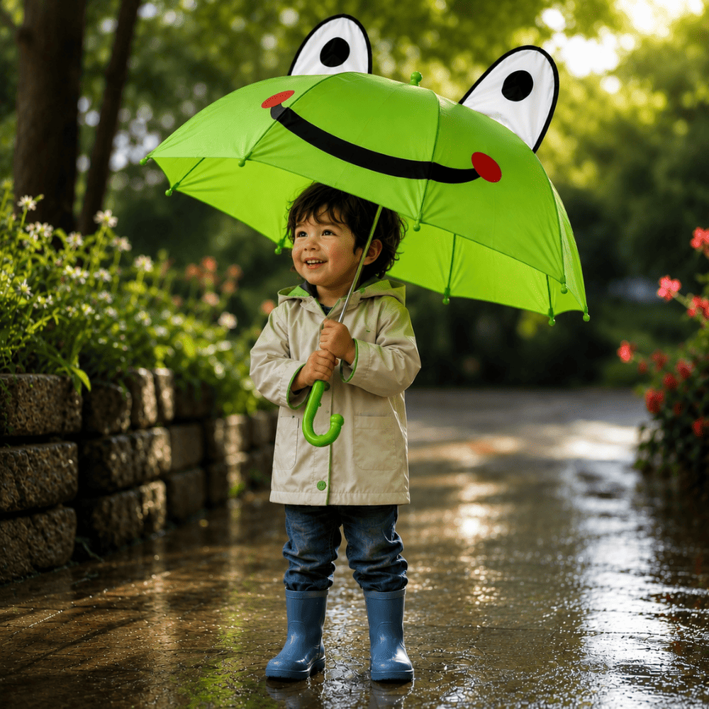 Cute Animal-Themed Kids Umbrella - Image 2