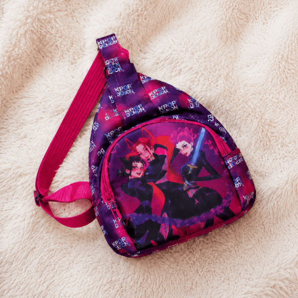 Kids' KPOP Printed Crossbody Pouch | Lightweight Sling Pouch for Girls