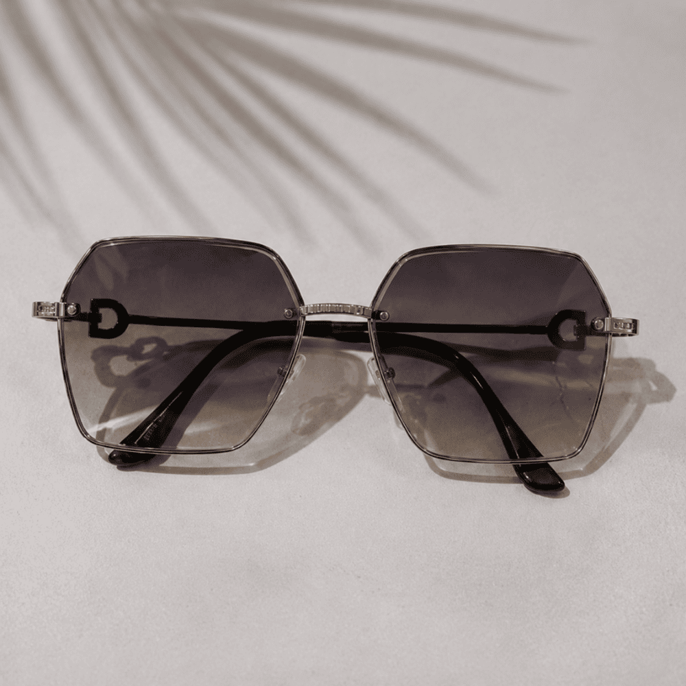 Luxury Geometric Gradient Sunglasses for Men & Women