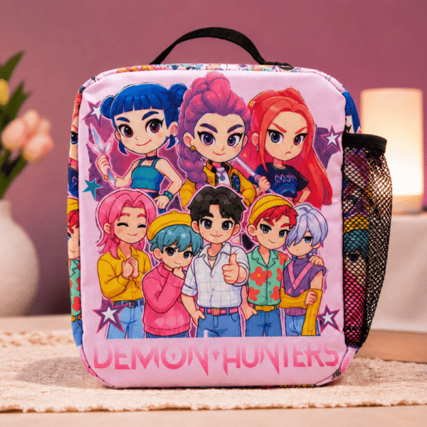 K-Pop Demon Hunters Insulated Kids Tiffin Lunch Bag
