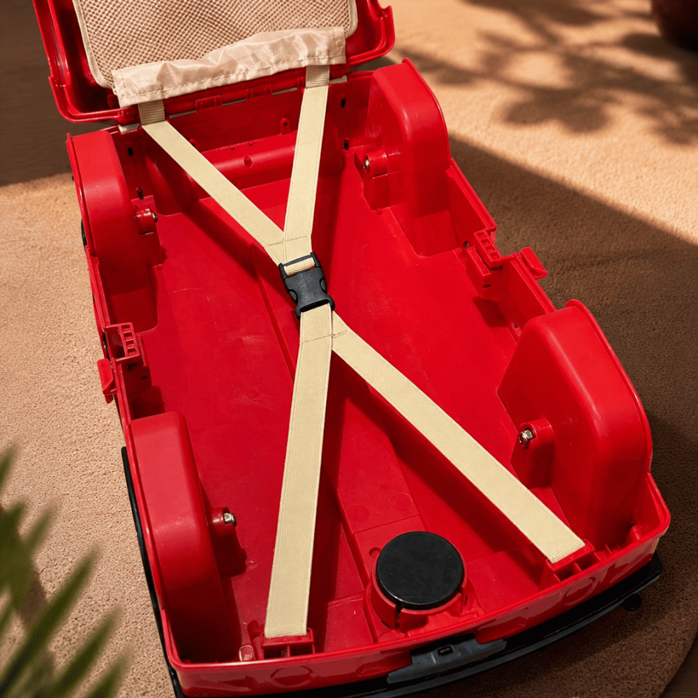 Kids Car-Shaped Ride-On Travel Suitcase - Image 4