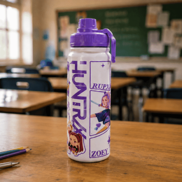 K-Pop Demon Hunters Printed Water Bottle