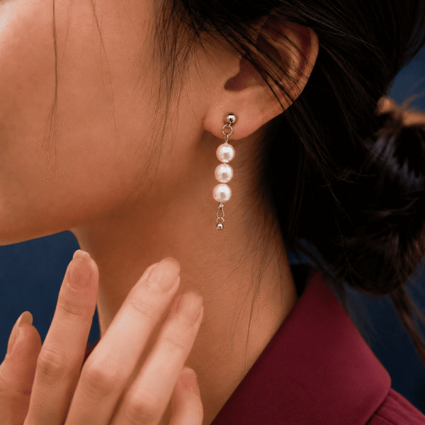 Elegant Freshwater Pearl Drop Earrings for Women